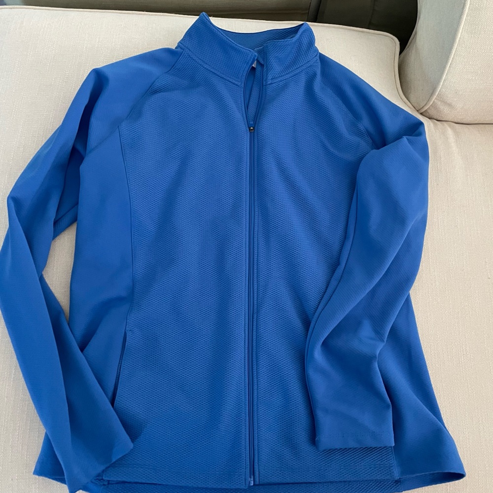 Blue golf jacket